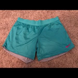 Nike athlete shorts. Size large.